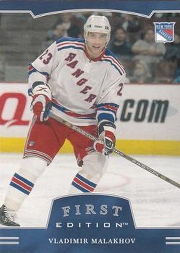 #172 Vladimir Malakhov - New York Rangers - 2002-03 Be a Player First Edition Hockey