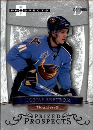 #172 Tobias Enstrom - Atlanta Thrashers - 2007-08 Fleer Hot Prospects Hockey