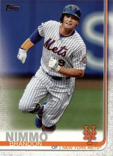 #172a Brandon Nimmo - New York Mets - 2019 Topps Baseball
