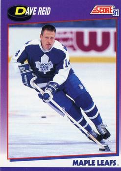 #173 Dave Reid - Toronto Maple Leafs - 1991-92 Score American Hockey