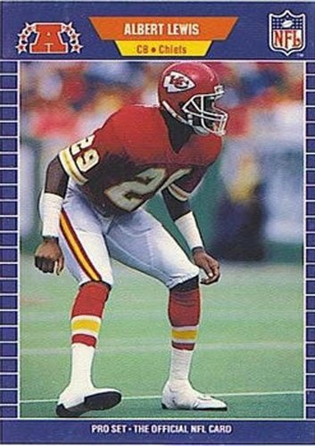#173 Albert Lewis - Kansas City Chiefs - 1989 Pro Set Football