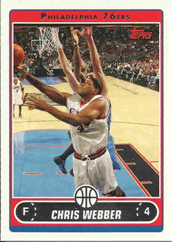 #173 Chris Webber - Philadelphia 76ers - 2006-07 Topps Basketball