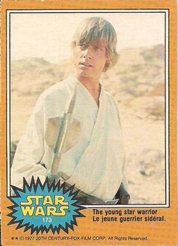 #173 The young star warrior - 1977 O-Pee-Chee Star Wars
