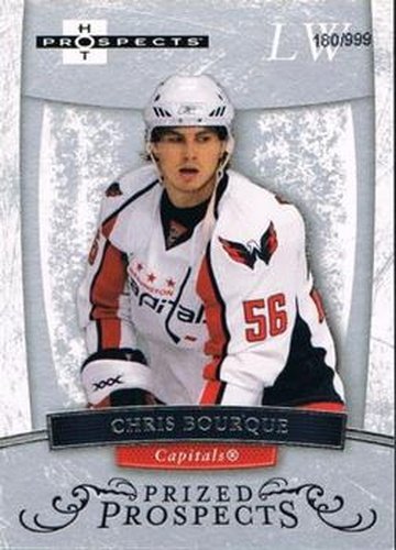 #173 Chris Bourque - Washington Capitals - 2007-08 Fleer Hot Prospects Hockey