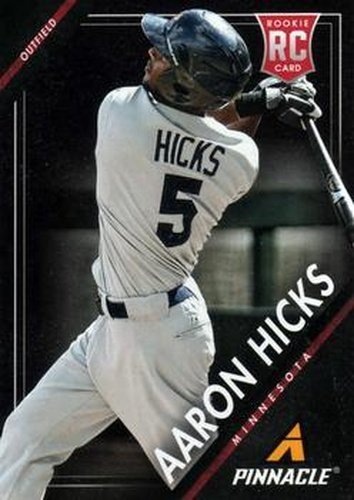 #173 Aaron Hicks - Minnesota Twins - 2013 Pinnacle Baseball