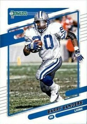 #173 Barry Sanders - Detroit Lions - 2021 Donruss Football