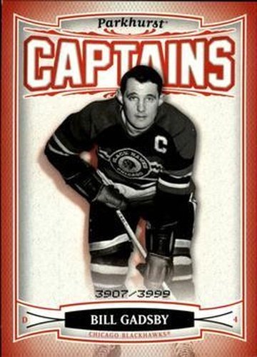 #173 Bill Gadsby - Chicago Blackhawks - 2006-07 Parkhurst Hockey