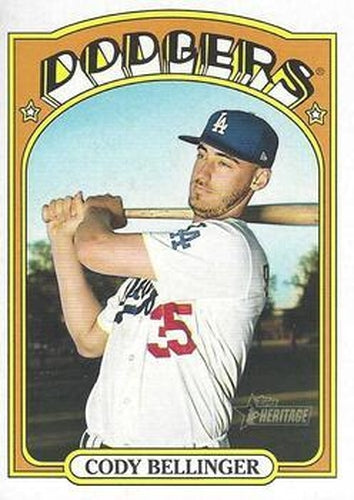 #173 Cody Bellinger - Los Angeles Dodgers - 2021 Topps Heritage Baseball
