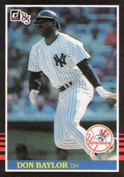 #173 Don Baylor - New York Yankees - 1985 Donruss Baseball