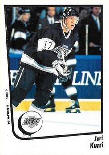 #173 Jari Kurri - Los Angeles Kings - 1994-95 Panini Hockey Stickers