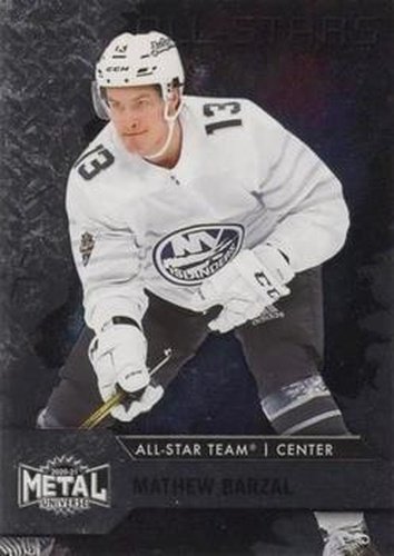 #173 Mathew Barzal - New York Islanders - 2020-21 Skybox Metal Universe Hockey