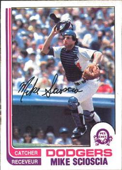 #173 Mike Scioscia - Los Angeles Dodgers - 1982 O-Pee-Chee Baseball
