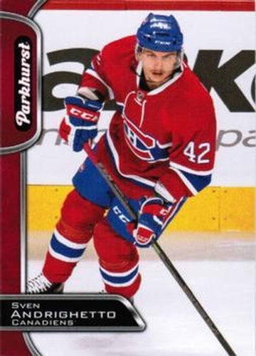 #173 Sven Andrighetto - Montreal Canadiens - 2016-17 Parkhurst - Red Hockey