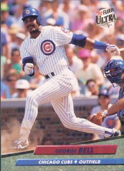#173 George Bell - Chicago Cubs - 1992 Ultra Baseball