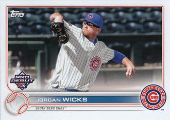#PD-173 Jordan Wicks - South Bend Cubs - 2022 Topps Pro Debut Baseball