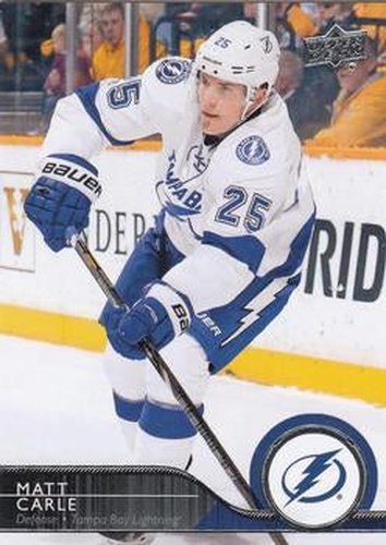 #173 Matt Carle - Tampa Bay Lightning - 2014-15 Upper Deck Hockey