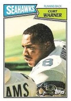 #174 Curt Warner - Seattle Seahawks - 1987 Topps Football