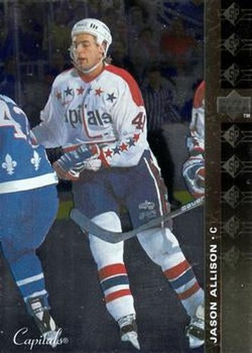 #SP-174 Jason Allison - Washington Capitals - 1994-95 Upper Deck Hockey - SP