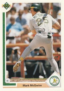 #174 Mark McGwire - Oakland Athletics - 1991 Upper Deck Baseball