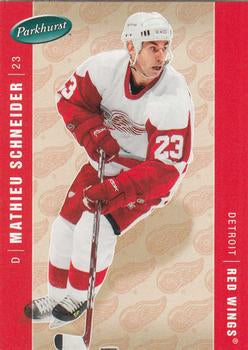 #174 Mathieu Schneider - Detroit Red Wings - 2005-06 Parkhurst Hockey