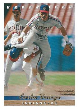 #174 Carlos Baerga - Cleveland Indians - 1993 Upper Deck Baseball
