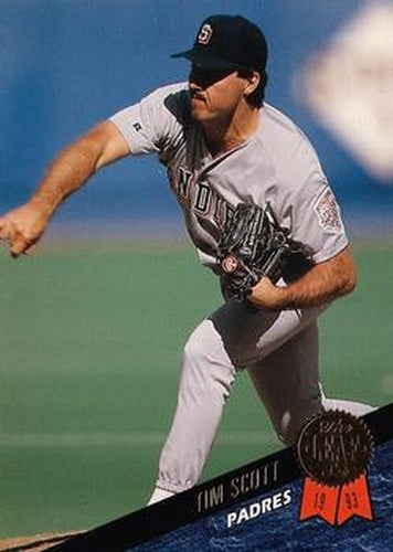#174 Tim Scott - San Diego Padres - 1993 Leaf Baseball