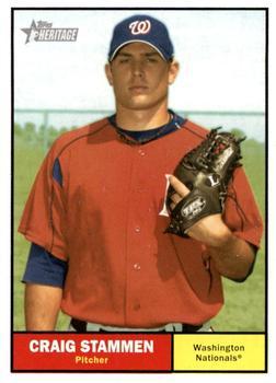 #174 Craig Stammen - Washington Nationals - 2010 Topps Heritage Baseball