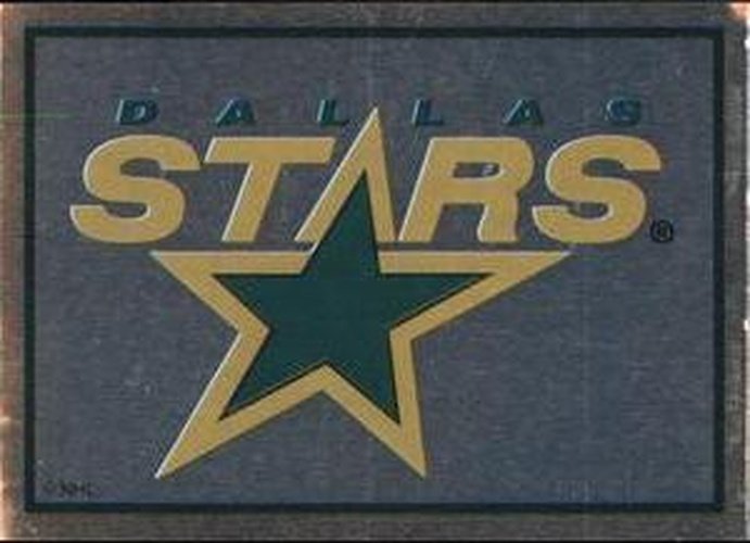 #174 Dallas Stars Logo - Dallas Stars - 1995-96 Panini Hockey Stickers
