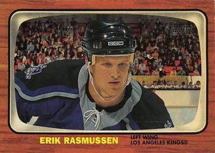 #174 Erik Rasmussen - Los Angeles Kings - 2002-03 Topps Heritage Hockey