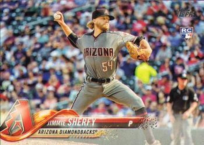 #174 Jimmie Sherfy - Arizona Diamondbacks - 2018 Topps Baseball