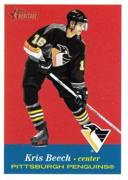 #174 Kris Beech - Pittsburgh Penguins - 2001-02 Topps Heritage Hockey