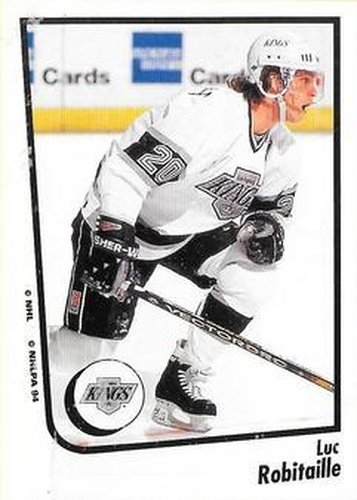 #174 Luc Robitaille - Los Angeles Kings - 1994-95 Panini Hockey Stickers