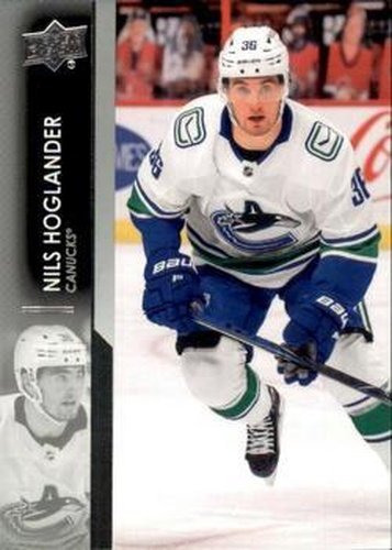 #174 Nils Hoglander - Vancouver Canucks - 2021-22 Upper Deck Hockey