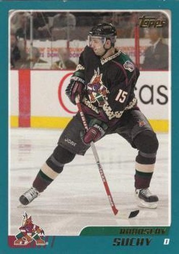 #174 Radoslav Suchy - Phoenix Coyotes - 2003-04 Topps Hockey