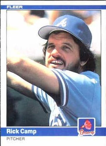 #174 Rick Camp - Atlanta Braves - 1984 Fleer Baseball