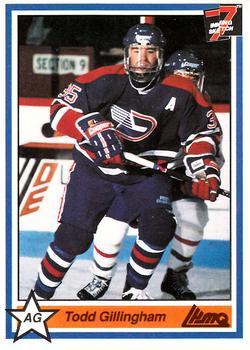 #174 Todd Gillingham - Trois-Rivieres Draveurs - 1990-91 7th Inning Sketch QMJHL Hockey