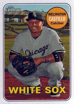 #174 Welington Castillo - Chicago White Sox - 2018 Topps Heritage Baseball