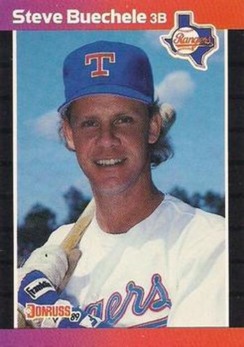 #174 Steve Buechele - Texas Rangers - 1989 Donruss Baseball
