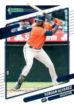 #174 Yordan Alvarez - Houston Astros - 2021 Donruss Baseball