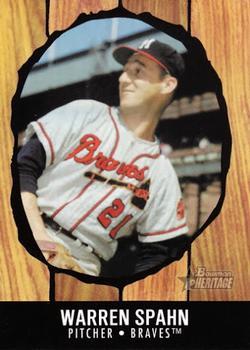 #174c Warren Spahn - Milwaukee Braves - 2003 Bowman Heritage Baseball
