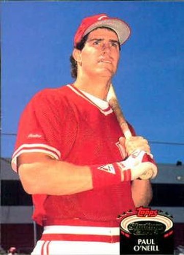 #175 Paul O'Neill - Cincinnati Reds - 1992 Stadium Club Baseball