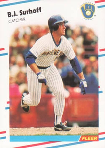 #175 B.J. Surhoff - Milwaukee Brewers - 1988 Fleer Baseball