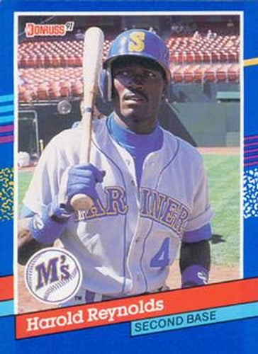 #175 Harold Reynolds - Seattle Mariners - 1991 Donruss Baseball