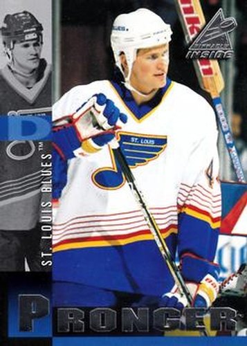 #175 Chris Pronger - St. Louis Blues - 1997-98 Pinnacle Inside Hockey