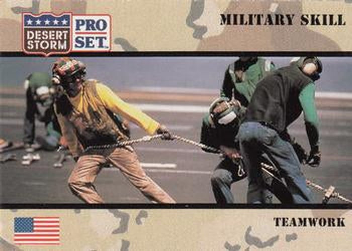 #175 Teamwork - 1991 Pro Set Desert Storm