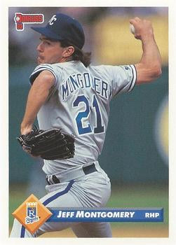 #175 Jeff Montgomery - Kansas City Royals - 1993 Donruss Baseball