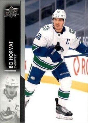 #175 Bo Horvat - Vancouver Canucks - 2021-22 Upper Deck Hockey