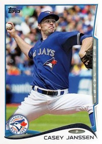 #175 Casey Janssen - Toronto Blue Jays - 2014 Topps Baseball
