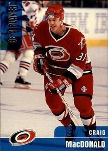 #175 Craig MacDonald - Carolina Hurricanes - 1999-00 Be a Player Memorabilia Hockey