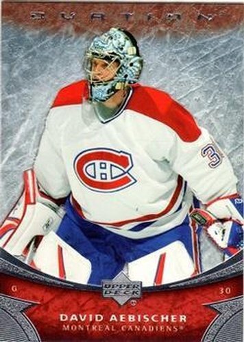 #175 David Aebischer - Montreal Canadiens - 2006-07 Upper Deck Ovation Hockey